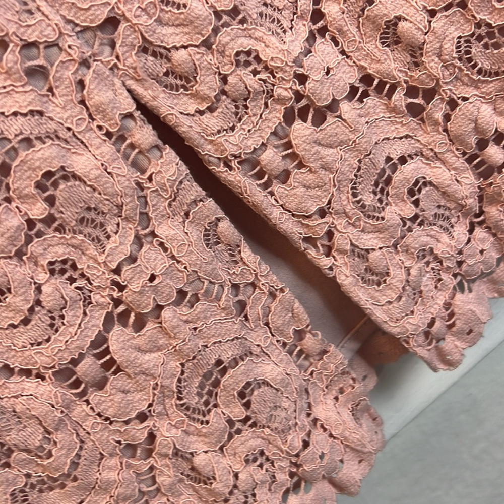 Zara Basic Collections Lace Stretch Midi Skirt - … - image 7